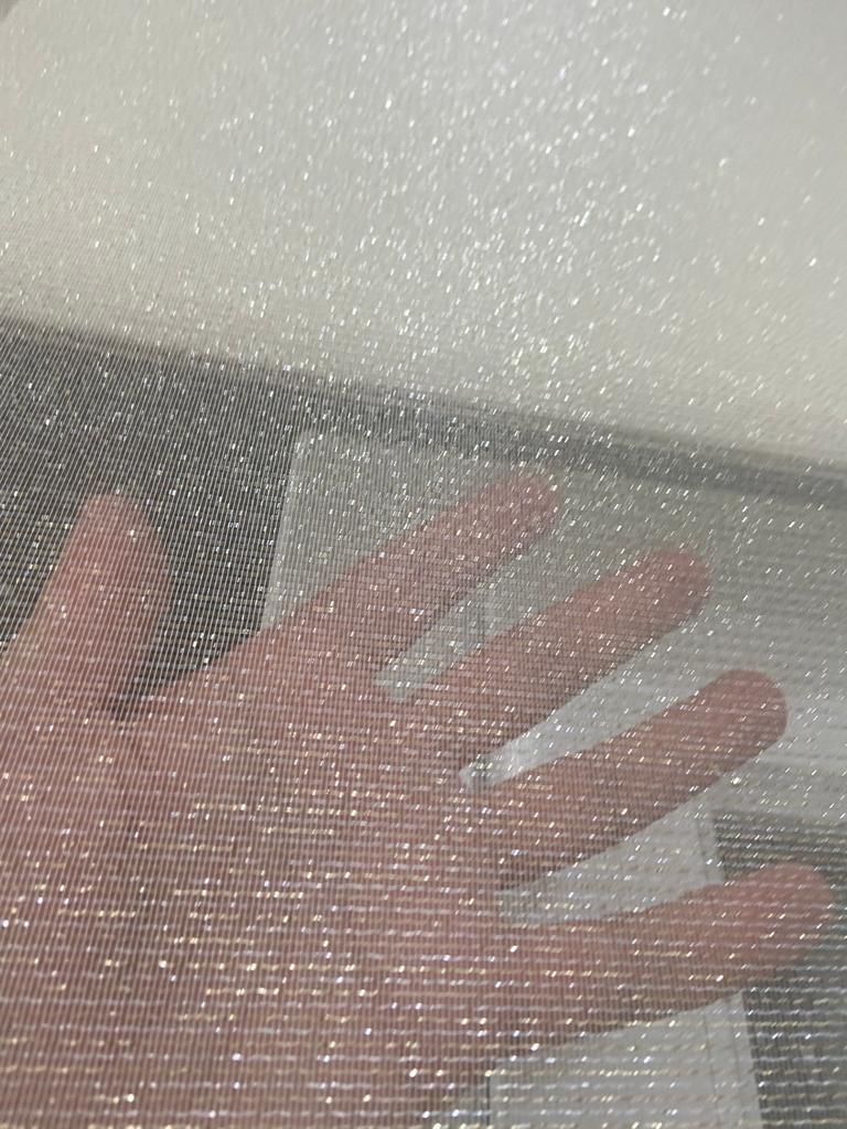 VP 3001  Çift Mekanizmalı Stor Perde Kem Gold simli 