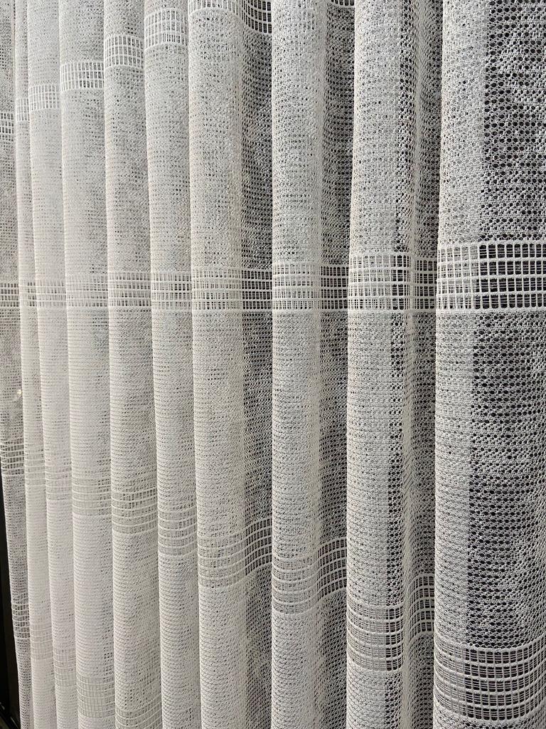 VP406 Lüx Fantezi Örme Tül Perde 1/2,5 Pile Ekru