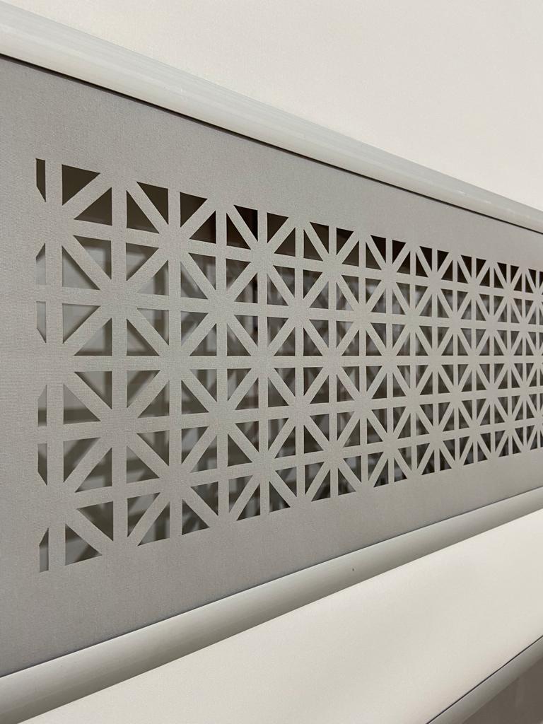 LZR110 Yeni Çift Renk Lazer Kesim Stor Perde Beyaz