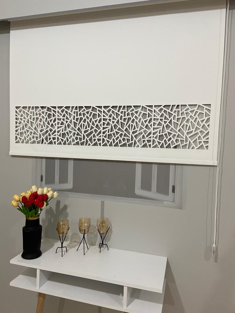  VOLPER LZR320 Lazer Kesim Stor Perde Beyaz Renk