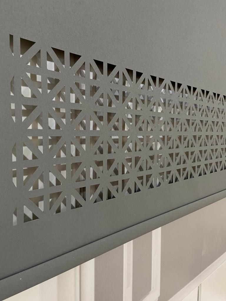 LZR2001 Lazer Kesim Stor Perde Antrasit