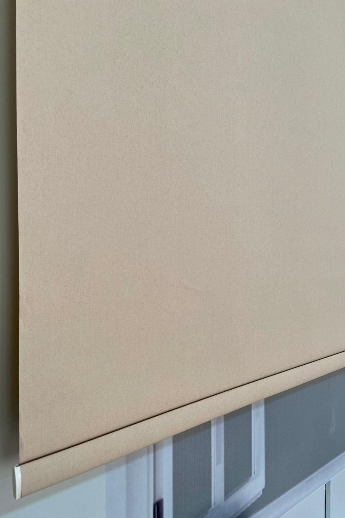 VP2505 Mat Kalın Stor Perde Sütlü Kahverengi