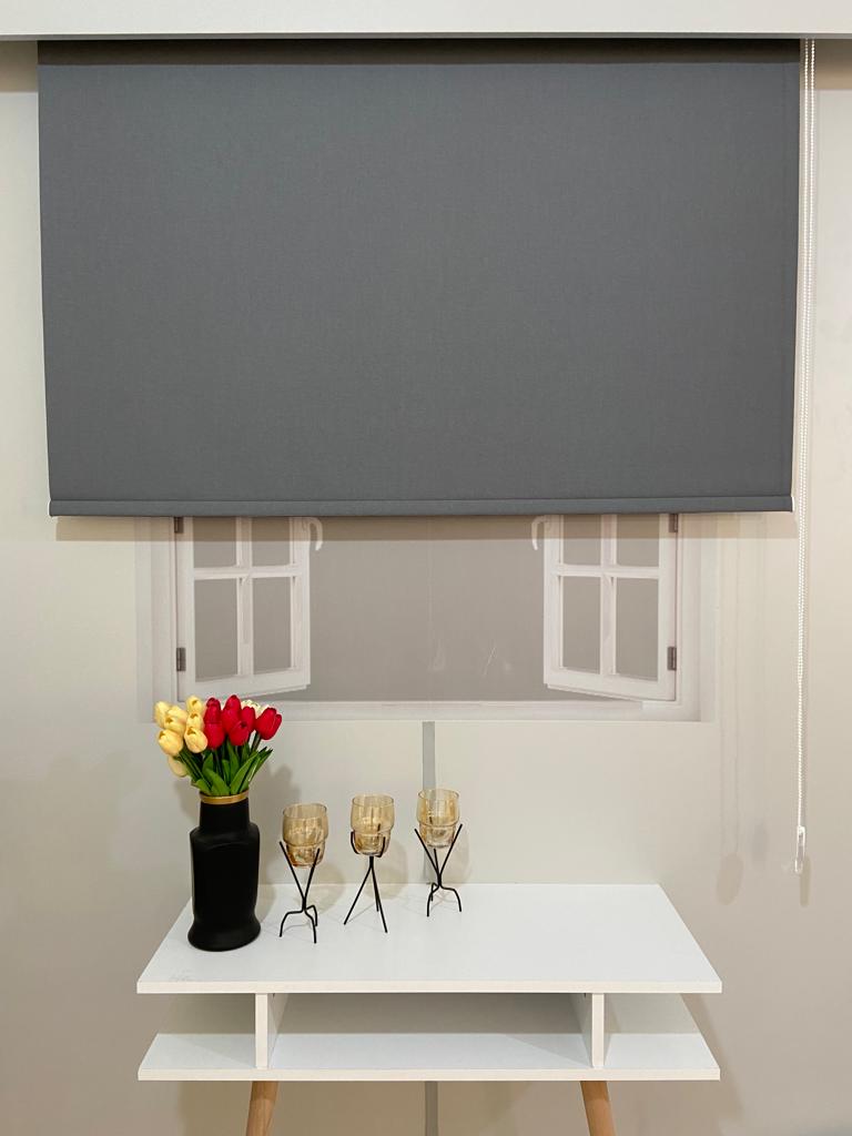 VP2303 Blackout Işık Geçirmez Stor Perde Antrasit