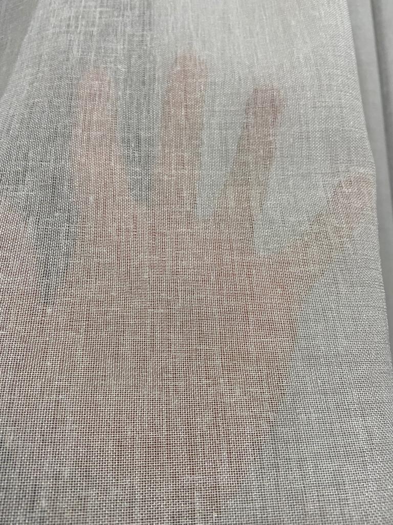  VP504 1. Kalite Foldet Keten Tül Perde 1/2,5 Pile Ekru