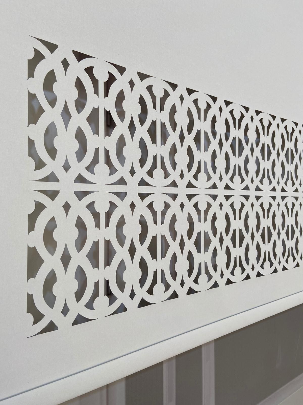 LZR314 Lazer Kesim Stor Perde Beyaz