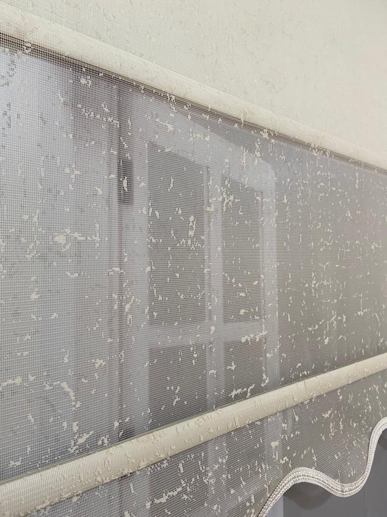 VP1931 Çift Mekanizmalı Tül ve Stor Perde Sütlü Kahverengi