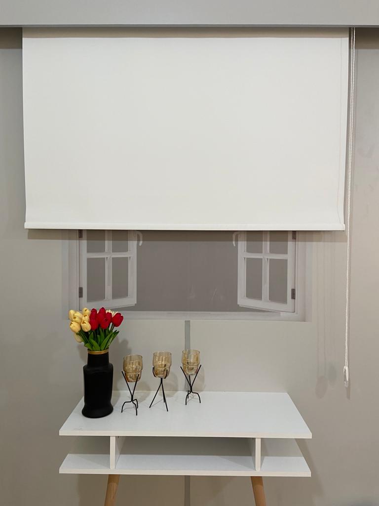 VP2300 Volper Blackout Işık Geçirmez Stor Perde Beyaz